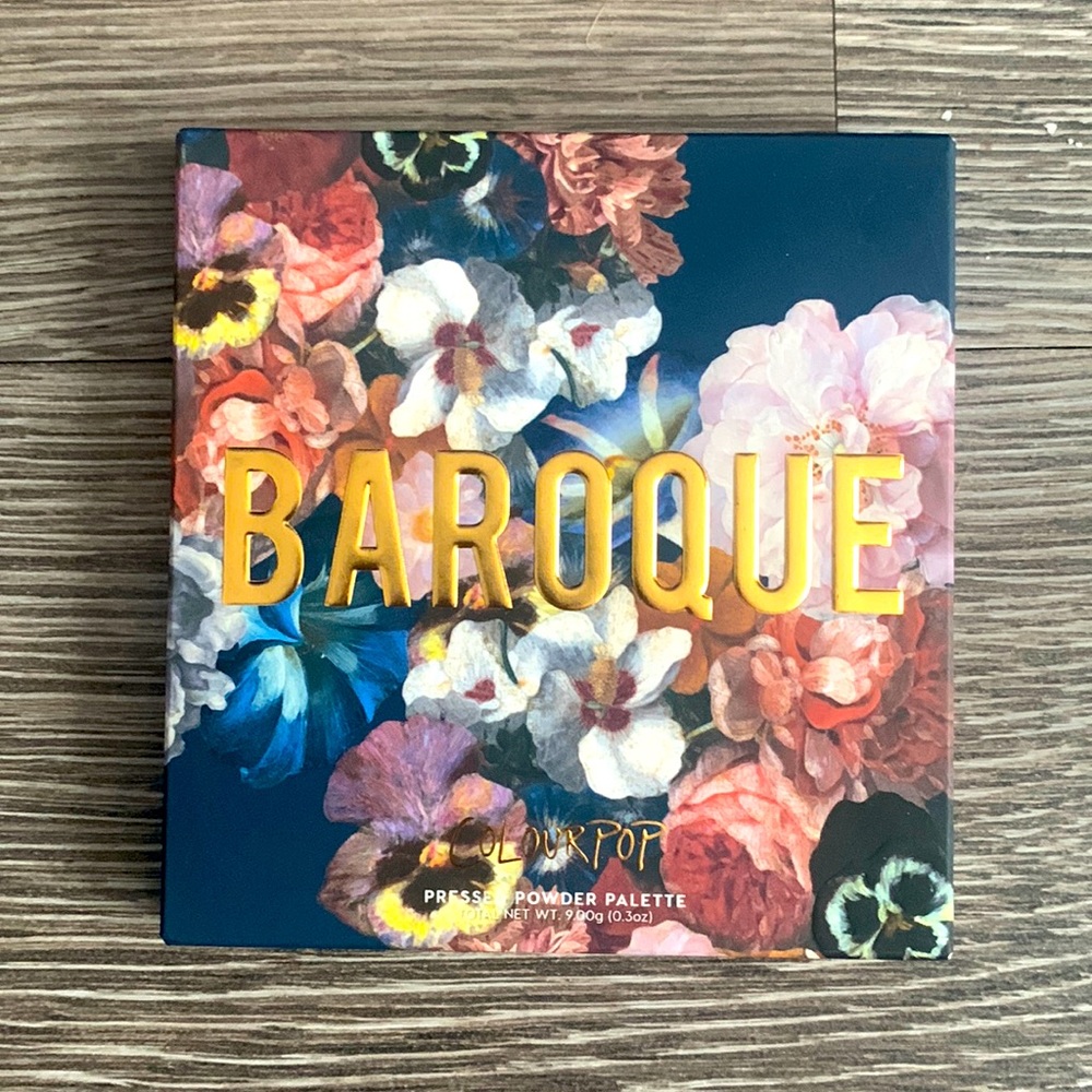 🆕 limited edition Baroque 9 pan palette from Colourpop